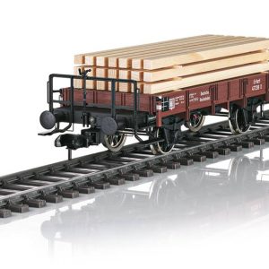 Märklin Niederbordwagen mit Holzbeladung neu