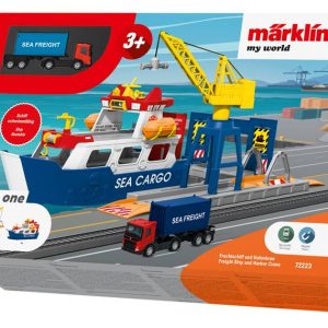 Märklin Märklin my world - Frachtschiff und Hafenkran neu